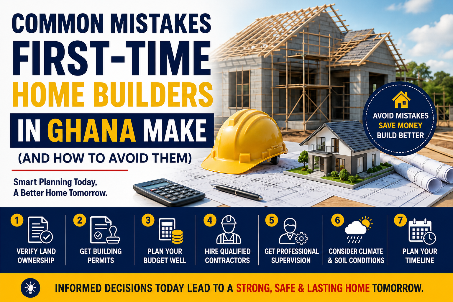 Home building mistakes Ghana